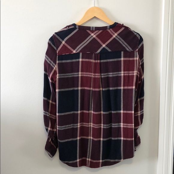 Long sleeve Plaid Dynamite button up! - Picture 2 of 5